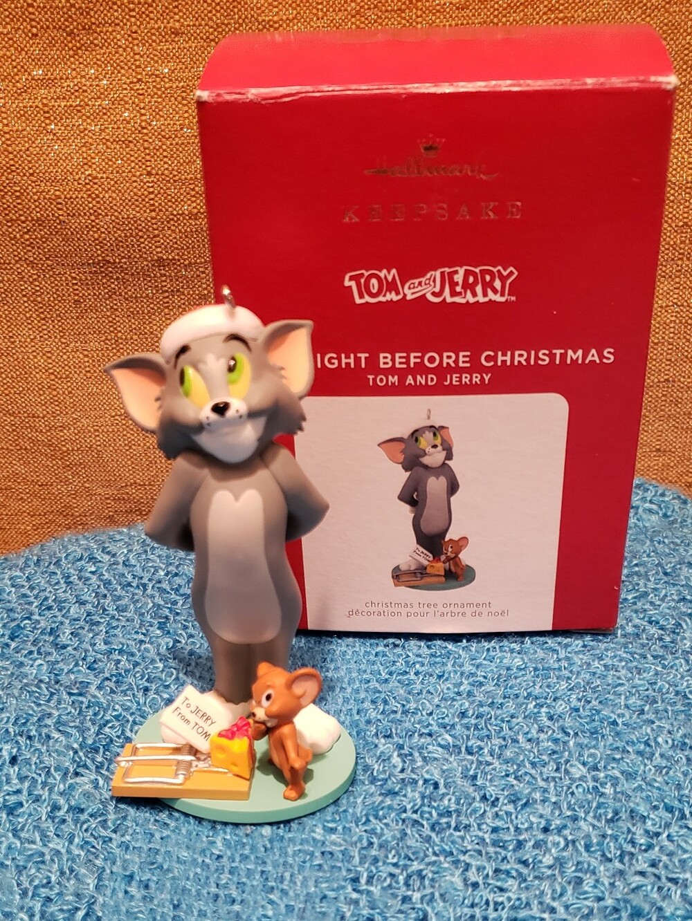 Hallmark Tom and Jerry Gray & Brown Holiday Ornament